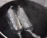 A picture of step 1 of Chilli Garlic Chicken Salami.