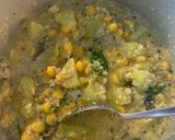 A picture of step 5 of Chow chow chana dal.