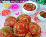 कलरफुल पूरी colourful Puri रेसिपी चरण 8 फोटो