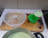 Foto langkah ke 5 dari resep 19. Puding daun pandan.