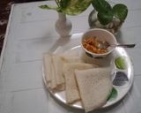 A picture of step 8 of Neer Dosa.
