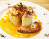 Foto del paso 7 de la receta: Coulant de Patata, Huevo y Pulpo con salsa al Pimentón