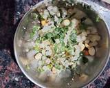 Potato and kuttu flour tikki stuffed with minty sabudana recipe step 2 photo