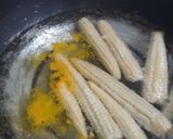 A picture of step 2 of Tandoori Baby Corn.