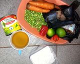 A picture of step 1 of Pan grilled fish with veggie sauce.