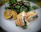A picture of step 7 of Sundried Tomato, Spinach, & Goat Cheese Stuffed Chicken.