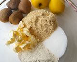 Une image de l'étape 2 de Crumble pommes kiwis.