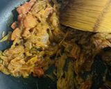 A picture of step 3 of Masala Bhindi.