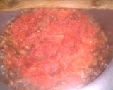 A picture of step 4 of American beef n bean chili.