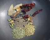 A picture of step 1 of Mutton khichra.