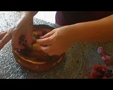 Foto del paso 18 de la receta Tarta de Queso con Naranja y Brownie