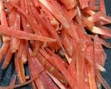 A picture of step 1 of Spaghetti Bolognese (Italian Red Sauce spaghetti).