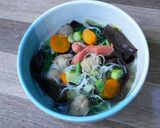 Foto langkah ke 5 dari resep Sup Bihun Jamur Kuping.