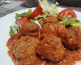 Foto del paso 3 de la receta: 96. Albóndigas veganas de seitán y alubias en salsa de tomate