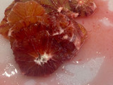 Blood orange and bitter leaf salad