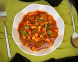 A picture of step 4 of Taco soup.