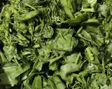 A picture of step 1 of Goan style spinach.