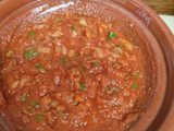 Tajín de bacalao con tomate