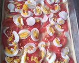 Foto del paso 3 de la receta: Torta de fiambre con tomate y huevo