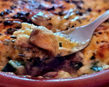 Foto del paso 8 de la receta: Cazuelita de calabacín y champiñones con bechamel gratinada
