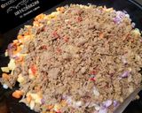 A picture of step 3 of Meat pie filling.