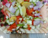 A picture of step 1 of Fireless Nutritious Veg Sandwich.