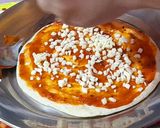 A picture of step 3 of Chicken Shawarma Pizza.