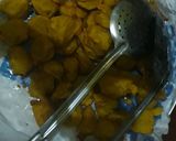 A picture of step 5 of Viazi karai with Chilli-Ukwaju Sauce.