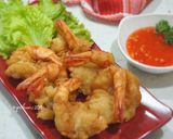 Foto langkah ke 6 dari resep Butterfly Prawn (udang goreng tepung).