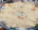 A picture of step 5 of Baked Sweet Corn and Vegetables in White Sauce.