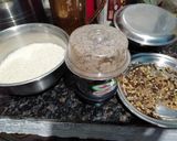 A picture of step 1 of Simple Egg Biryani.