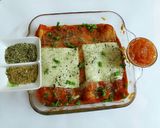 A picture of step 13 of Oriental tomato sauce & enchiladas in 2 minutes of microwave..