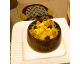 A picture of step 5 of Kesari Bhath or Saffron Halwa: Karnataka Special.