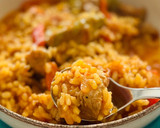 Foto del paso 6 de la receta: Arroz meloso de solomillo y alcachofas