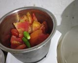 A picture of step 1 of Tomato Chhole.