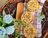 عکس مرحله 2 از دستور تارت هلو شنی مجلسی 🍑🥧