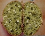 Foto langkah ke 24 dari resep Pandan Jinten Hitam Italian Herbs Cheese Sourdough Bread (Oven Tangkring).