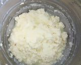 A picture of step 1 of Chhena poda.