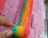 24.Rainbow miniroll aka Bolu Gulung mini Pelangi langkah memasak 8 foto