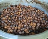 A picture of step 2 of Black chana chat.