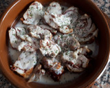 Foto del paso 9 de la receta: Pechugas de pollo rellenas con cobertura de besamel