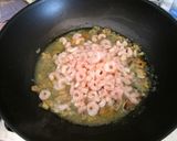 A picture of step 3 of Lemon Laganelle with Seafood.