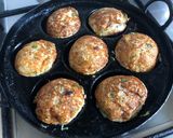 A picture of step 13 of Vegetables Oats Suji Paniyaram.
