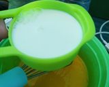 Foto langkah ke 2 dari resep Ogura Pandan Cake.