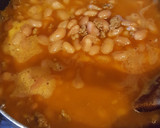 Foto del paso 4 de la receta: Frijoles fritos con chorizo casero