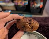 A picture of step 6 of High Protein, Macro Friendly, Vegan Double Chocolate Muffin.