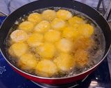 Hình bước làm 2 của món Đậu hũ non chiên chà bông