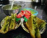 स्ट्रीट स्टाइल चिल्ली चीज़ सैंडविच रेसिपी चरण 5 फोटो