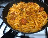 Foto del paso 4 de la receta: Macarrones gratinados con salsa boloñesa y orégano (cocina de aprovechamiento total)