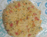 Foto del paso 9 de la receta: Hamburguesa de mijo, puerro, zanahoria y pimiento rojo